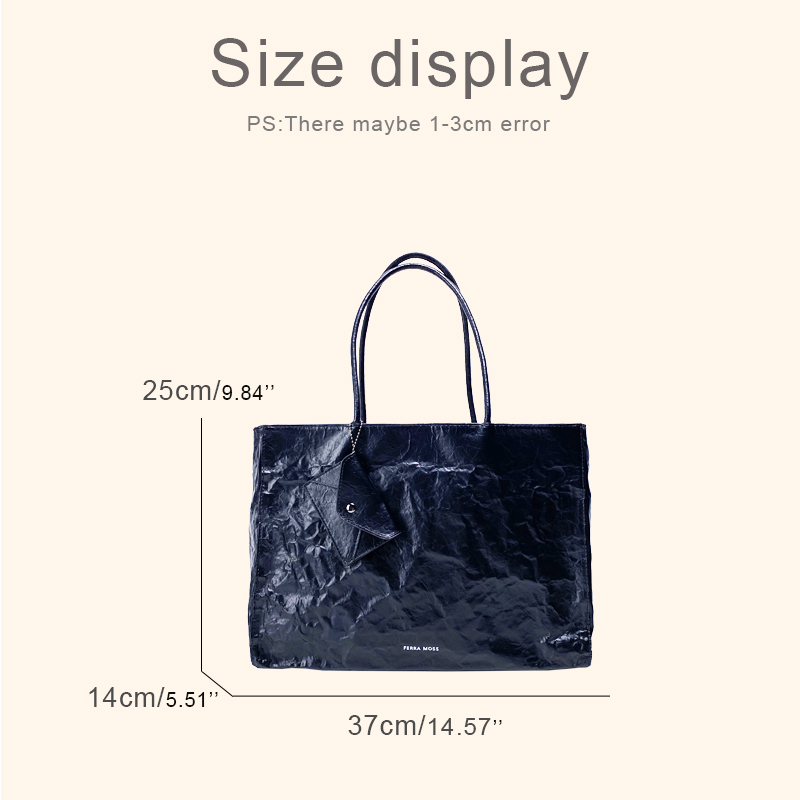 เกาหลี Casual กระดาษคราฟท์ Tot - Luxury Bags Tote บทวิจารณ์และราคา