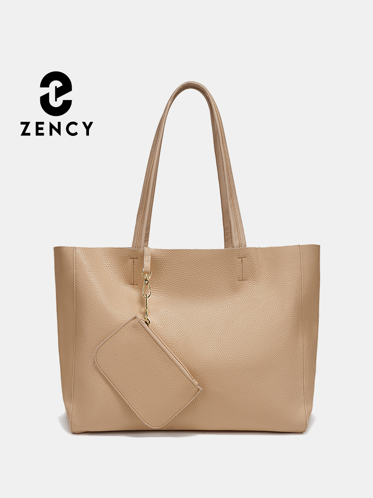 กระเป๋าถือขนาดใหญ่หนังแท้ Zenc - Luxury Bags Tote บทวิจารณ์และราคา